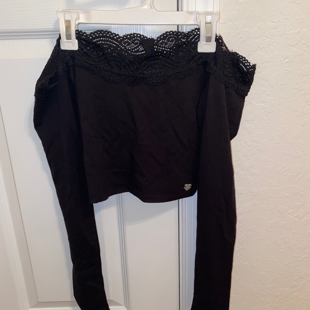 Pacsun kendall & kylie lace crop top